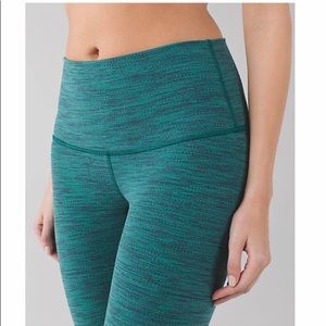 Lululemon wunder under high rise crop
